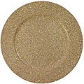 ChargeIt! by Jay 12.5-in Round Gold Glitter Chargers (Set of 4)
