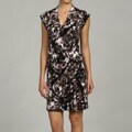 Jessica Simpson Women's V-neck Draped Dress