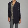 Cullen Women's Blue Cashmere Button-embellished Cardigan FINAL SALE