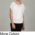 Grace Elements Women's Flutter Sleeve Top