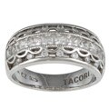 Tacori IV Sterling Silver Cubic Zirconia Band
