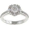 Tacori IV Sterling Silver Cubic Zirconia Vintage Engagement-style Ring
