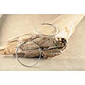 Sterling Silver Organic Hoop Earrings (Native American)