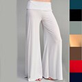 Tabeez Women's Wide Leg Jersey Pants