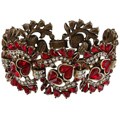 Sweet Romance Vintage Garnet Bracelet