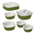 CorningWare Etch Grass 7-piece Bakeware Set