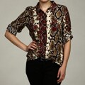 Calvin Klein Women's Rolled Sleeve Shirt