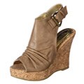 Groove Women's 'Sachi' Sling Back Wedge Sandals