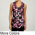 Signature Women's Ruffle Neckline Top