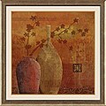 Veronique 'Gold and Spice I' Framed Print Art