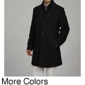 Kenneth Cole New York Men's Wool Blend Herringbone Overcoat FINAL SALE