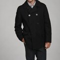 Nautica Men's Black Wool Blend Peacoat FINAL SALE