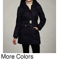 Buffalo Women's Stand Collar Belted Hooded Coat FINAL SALE