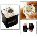 Beatech Heart Rate Monitor Watch and Leather Glove Set