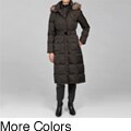 Laundry Women's Petal Faux Fur Hood Down Coat 