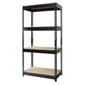 Iron Horse Riveted Steel 4-shelf Shelving Unit