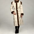 Hilary Radley New York Women's Faux Fur Trim Hooded Down Jacket FINAL SALE