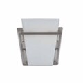 Nordic Brushed Nickel 1-light Bath Sconce