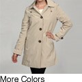 London Fog Women's Hooded Rain Coat FINAL SALE