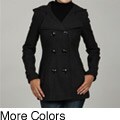 Miss Sixty Women's Double-breasted Wool Coat FINAL SALE