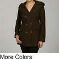 Miss Sixty Women's Double-breasted Hooded Coat FINAL SALE