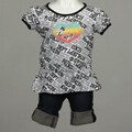 Convenient fact on ecko graffiti shirt Ecko Girls Rainbow Shirt And Denim Shorts