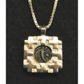 Widows Mite Coin Sterling Silver Jerusalem Cross Necklace