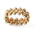 Toscana Collection 14k Gold Beaded Stretch Ring