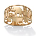 Toscana Collection 14k Yellow Gold 'Good Luck' Ring