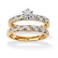 10k Two-Tone Gold 1/10ct TDW Diamond Ring (G-H, I2-I3)