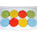 Bistro Assorted Color Side Plates (Pack of 8)