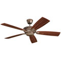 Monet 60-inch 5-blade Indoor British Bronze Ceiling Fan