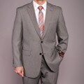 Giorgio Fiorelli Men's Gray Birdseye 2-button Suit