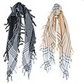 Plaid Lurex Square Scarf (India)