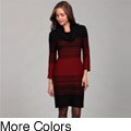 London Times Women's 3/4-sleeve Sweater Dress FINAL SALE