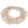 Nanni Silver White Keshi Five-strand Pearl Necklace (11-13 mm)