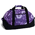J World 'Lawrence' Purple Flower 30-inch Duffel Bag