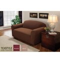 TexStyle Hawthorne Stretch 1-piece Loveseat Slipcover