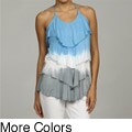 Elan Women's Tie-dye T-back Tank Top