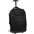 J World 'Parkway' Black 20-inch Rolling Laptop Backpack