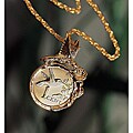 American Coin Treasures Hummingbird Goldtone Necklace