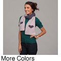 Portolano Women's Heart Design Scarf