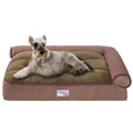 Simmons Beautyrest Right Angle Bolster Lounger Pet Bed