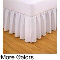 Embroidered Scalloped 14-inch Drop Bedskirt
