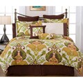 Hannah 12-piece Cal King-size Bed in a Bag with Sheet Set