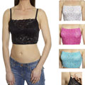 Scallop Lace Strapless Mini Camisole (2 Pack)