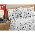 David and Goliath Cookies Cotton Sateen 300 Thread Count Queen-size Sheet Set