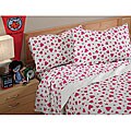 David and Goliath Spooning Cotton Sateen 300 Thread Count Full/ Queen-size Sheet Set