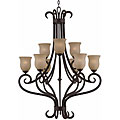 Polaris 9-light Midnight Bronze Chandelier