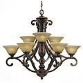 Hammersmith 9-light Hand-rubbed Bronze Chandelier